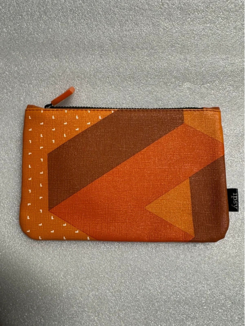 Ipsy Glam Bag Tetris Orange